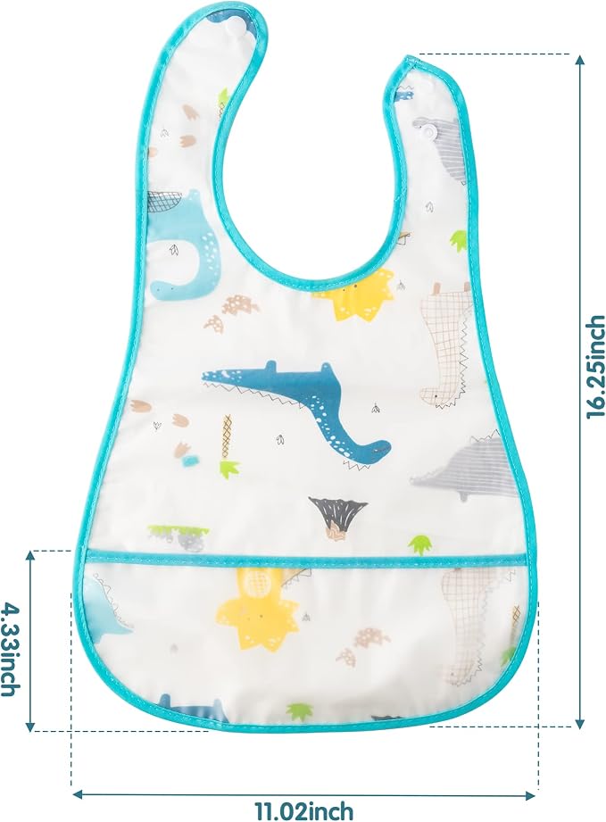 R HORSE 5Pcs Baby Feeding Bibs - Image 3