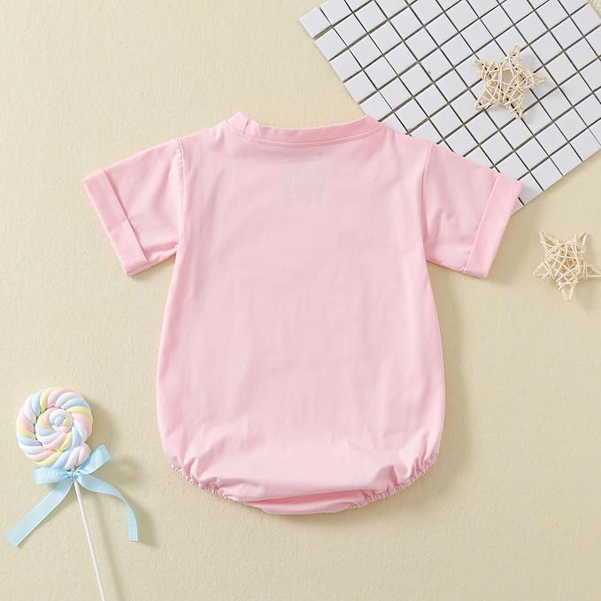 Jimonda Baby Bubble Romper Short Sleeve Bodysuit T-Shirt | 100% Cotton - Image 5