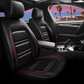 Seat Cover for Lexus Car es350 2007-2024 | Car Seat Covers Front Seats, Waterproof Seat Protectors, Automotive Front Seat Covers (Front Seat, Black&Red Line)
