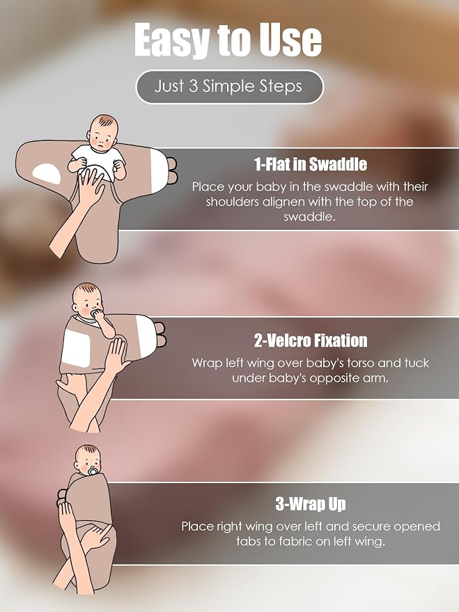 Newborn Swaddle Blanket Wrap 0-3 Months - Image 6