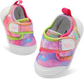 FEETCITY Baby First Walking Shoes Boys Girls Infant Sneakers Crib Shoes Breathable Lightweight Slip On Shoes