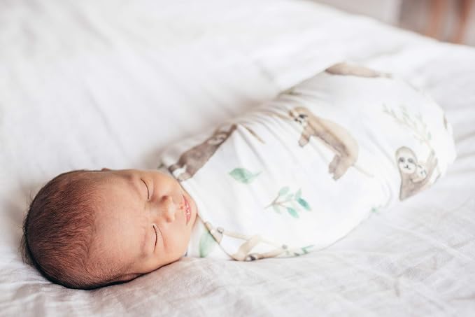 Copper Pearl Swaddle Blankets for Newborns | Soft Stretchy Receiving Blankets - Image 6