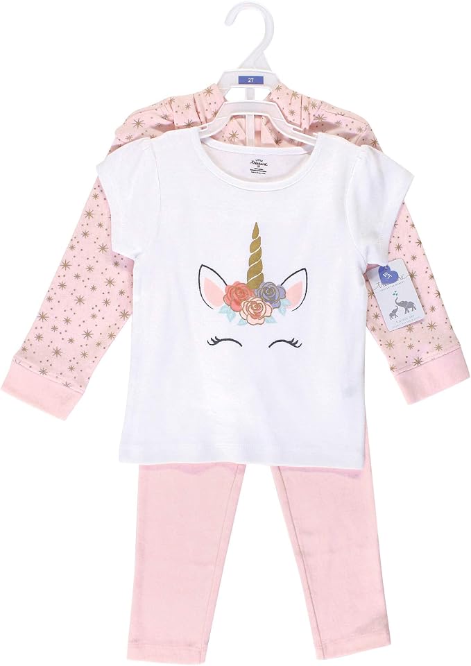 Little Treasure Baby Hoodie, Bodysuit Or Tee Top, and Pant Set - Image 2