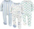 The Peanutshell 3pk Footed Sleepers by ThePeanutshell