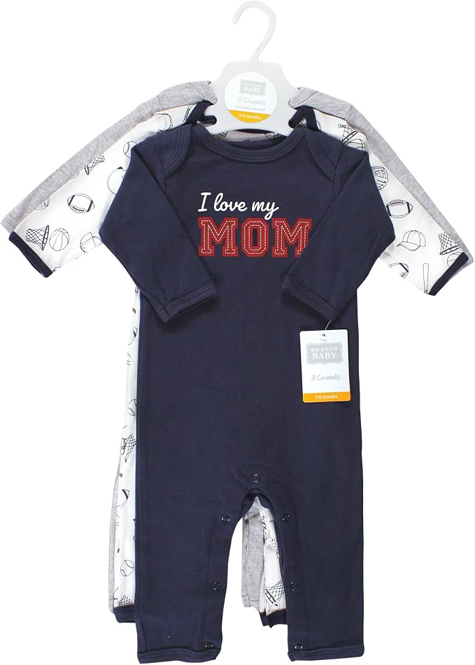 Hudson Baby unisex-child Cotton Coveralls - Image 2