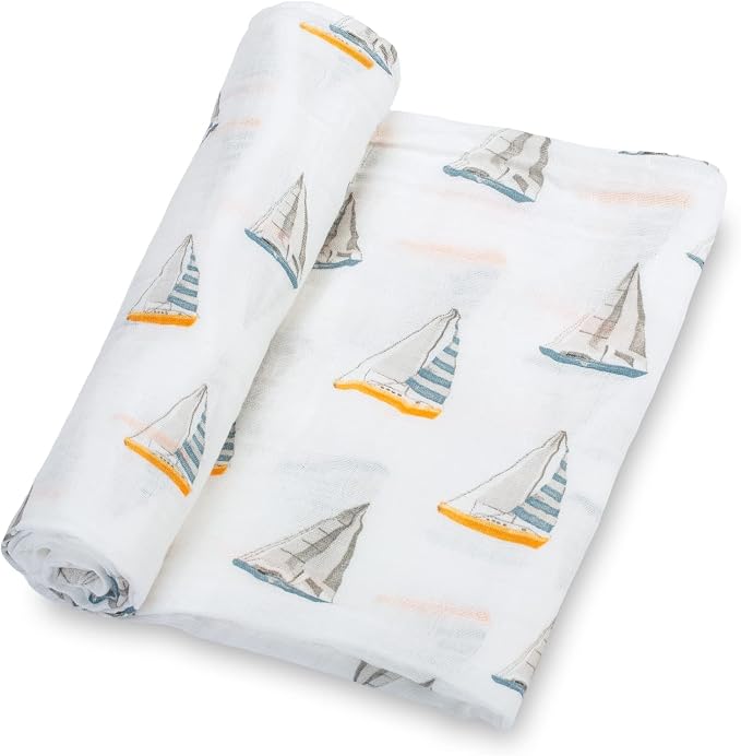 LollyBanks Baby Swaddle Blankets, 100% Organic Cotton Muslin Baby Blanket by LollyBanks