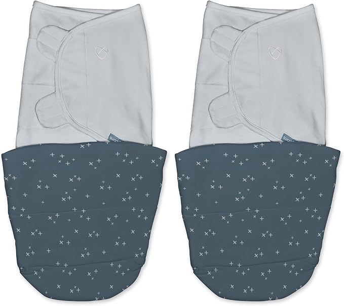 SwaddleMe by Ingenuity All Season Baby Swaddle, 2 Quick Flip Layers to Change by SwaddleMe%C2%AE