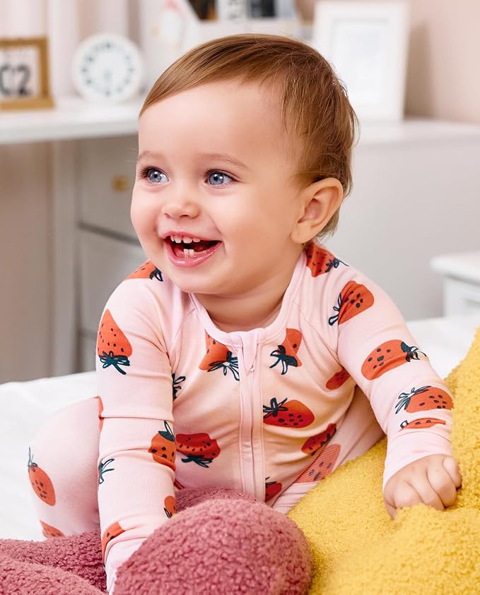 babee Reshinee Viscose Derived from Bamboo Baby Footie Pajamas Convertible - Image 4