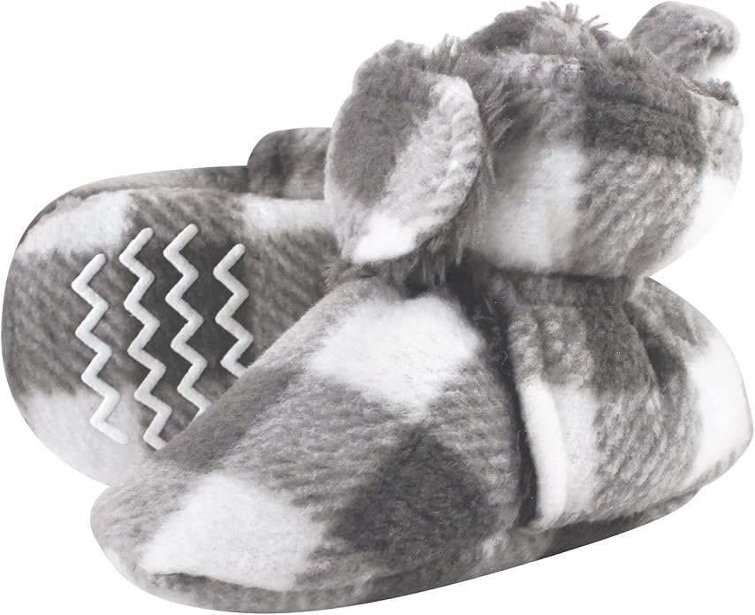Hudson Baby Baby Animal Fleece Booties 2-pack - Image 3