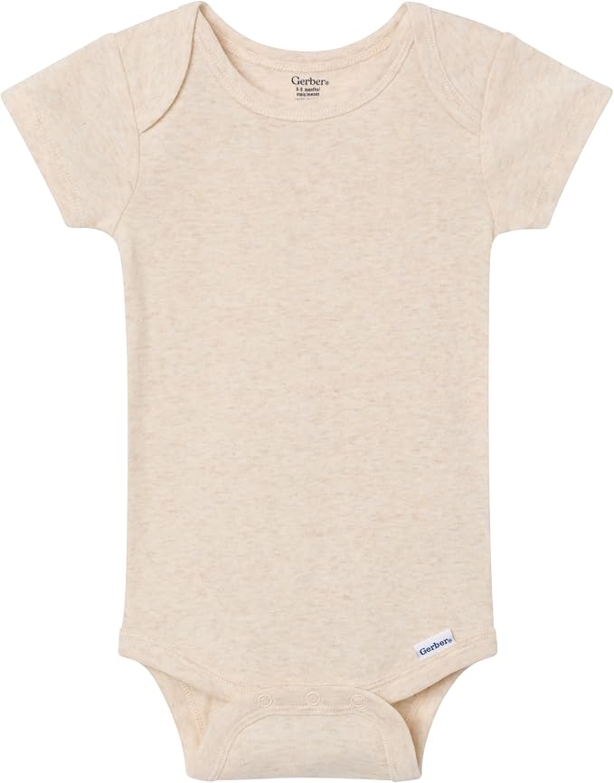Gerber Baby Boys & Girls 8-Pack Short Sleeve Onesies Bodysuits - Image 6