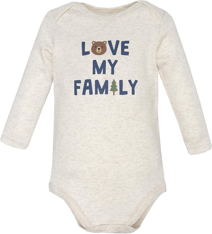 Hudson Baby baby-boys Cotton Long-sleeve Bodysuits 3-pack - Image 5