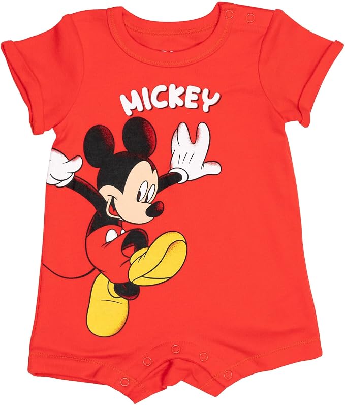 Disney Baby Boys' 2-Piece Romper and Bucket Hat Set Newborn to Infant - Image 5