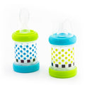 Sassy Baby Food Nurser – 4+ Months Set of 2-4oz 100% Silicone Nipple and Spoon BPA-Free (Pack of 6)