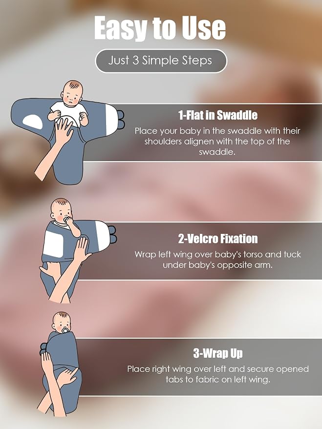Newborn Swaddle Blanket Wrap 0-6 Months - Image 6