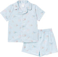Gerber Baby & Toddlers Girls 2 Piece Coat Style Pajama Short Set by Gerber