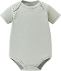 AIWUHE Unisex-Baby Short Sleeve Bodysuits Cotton One-piece Boy Girl Summer by AIWUHE