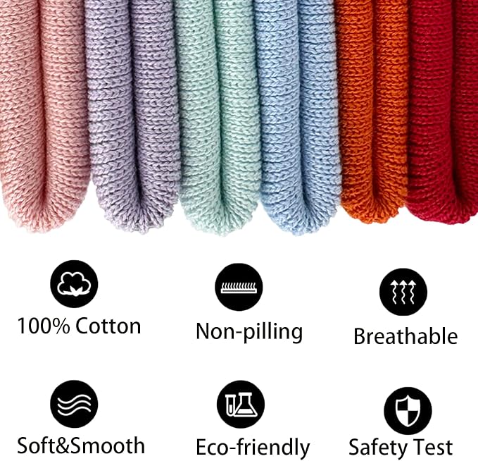 vidsel 100% Cotton Toddler Beanie Hats - Image 5