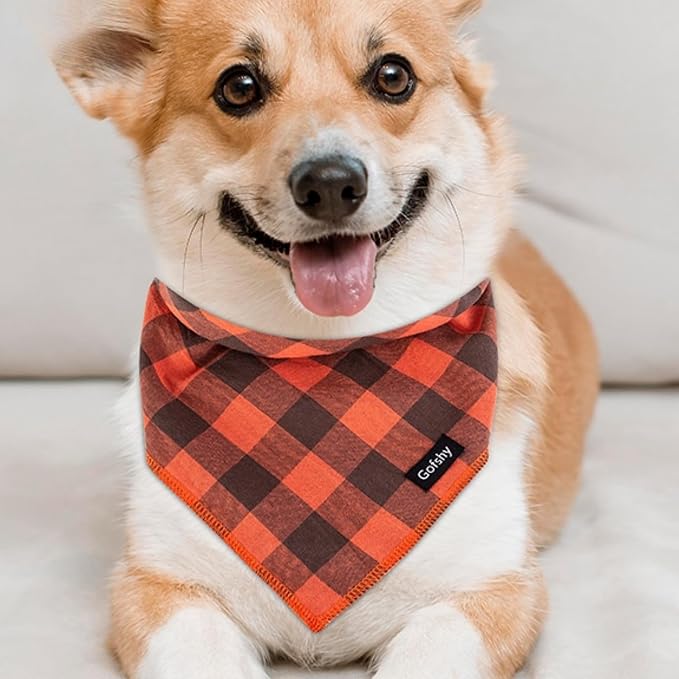 Fall Dog Bandana Large Cotton - Image 4