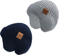 POXIMI Baby Boy Winter Hat Toddler Warm Beanie Girl Knit Hats with Earflap Kid Cute Earmuffs