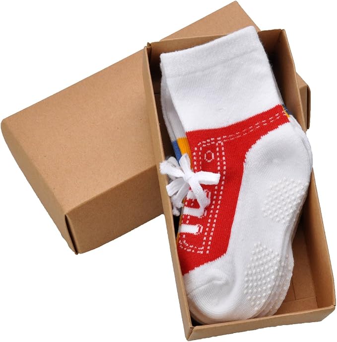 EPEIUS Unisex Baby Girls Boys Non-Slip Socks - Image 7