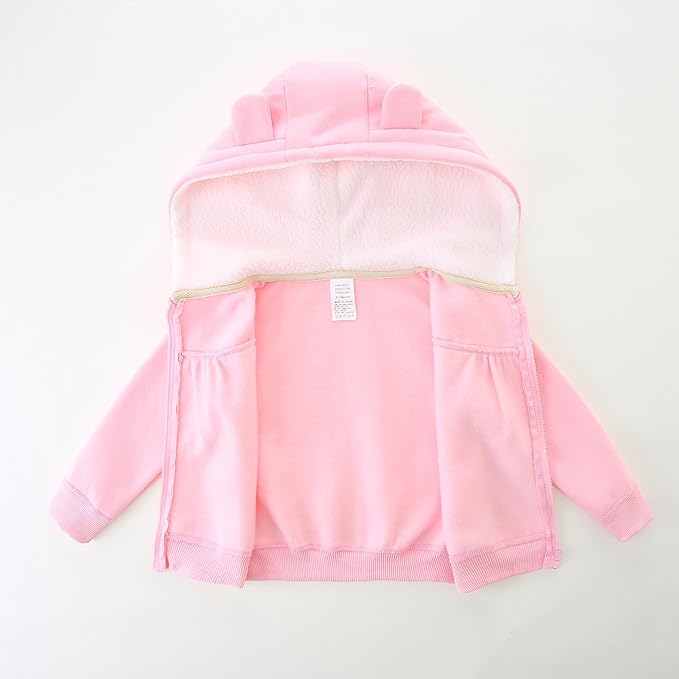 Baby Boy Girl Clothes Zip-Up Hoodies - Image 3
