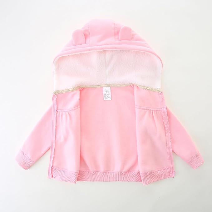 Baby Boy Girl Clothes Zip-Up Hoodies - Image 3