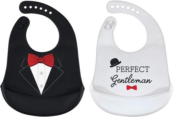 Little Treasure Unisex BabySilicone Bibs - Image 2