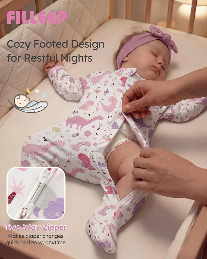 Baby Sleepers 100% Organic Cotton Pajamas - Image 4