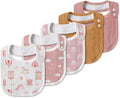 Muslin Baby Bibs for Drooling and Teething, Bibs for Boys Girls by EgmaoBaby