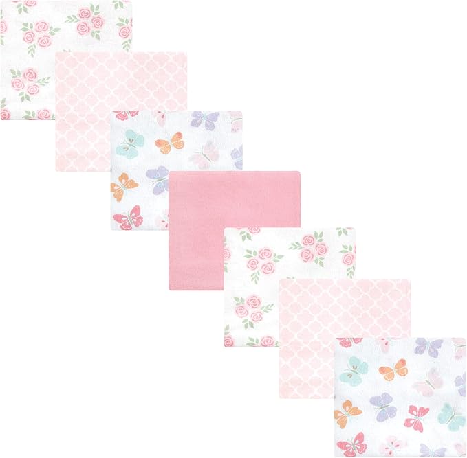 Hudson Baby Unisex Baby Cotton Flannel Receiving Blankets Bundle, Pastel by HudsonBaby