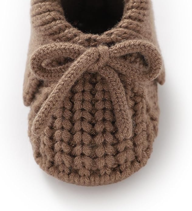 Baby Booties Newborn Boys Girls First Walkers Knit Infant Sock Shoes - Image 6