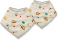 Loulou Lollipop Muslin Bandana Bib Drool Bib Set by LoulouLollipop