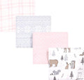 Hudson Baby Unisex Baby Cotton Flannel Receiving Blankets, Winter Forest by HudsonBaby