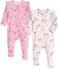 Yoofoss Baby Sleepers Baby Girl Clothes 100% Organic Cotton Pajamas by YOOFOSS