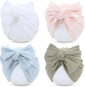 Cinaci 4 Pieces Baby Girls Turban Hats by Cinaci