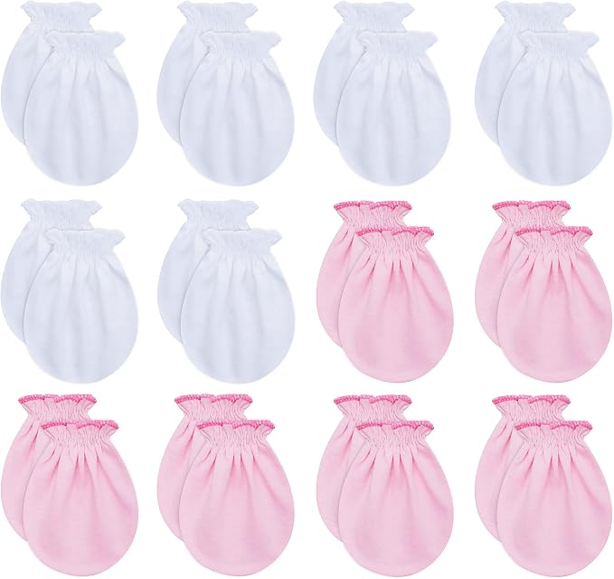 Baby Mittens No Scratch, Newborn Gloves 0-6M, Registry Essential by RATIVE