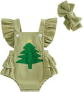 YINGISFITM My First Halloween Baby Girl Outfit Newborn Pumpkin Bubble Romper by YINGISFITM