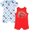 Disney Baby Boys' 2-Pack One Piece Rompers Newborn to Infant by Disney