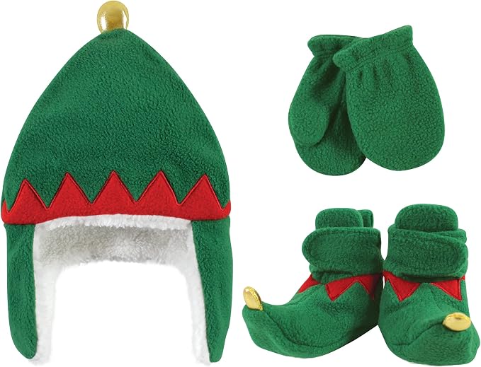 Hudson Baby Baby Hudson Baby Unisex Baby Trapper Hat, Mitten and Bootie Set by HudsonBaby