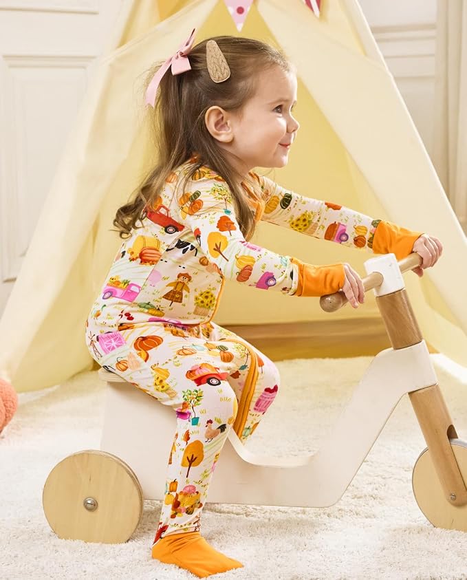 babee Reshinee Viscose derived from bamboo Baby Pajamas Convertible Footie - Image 5