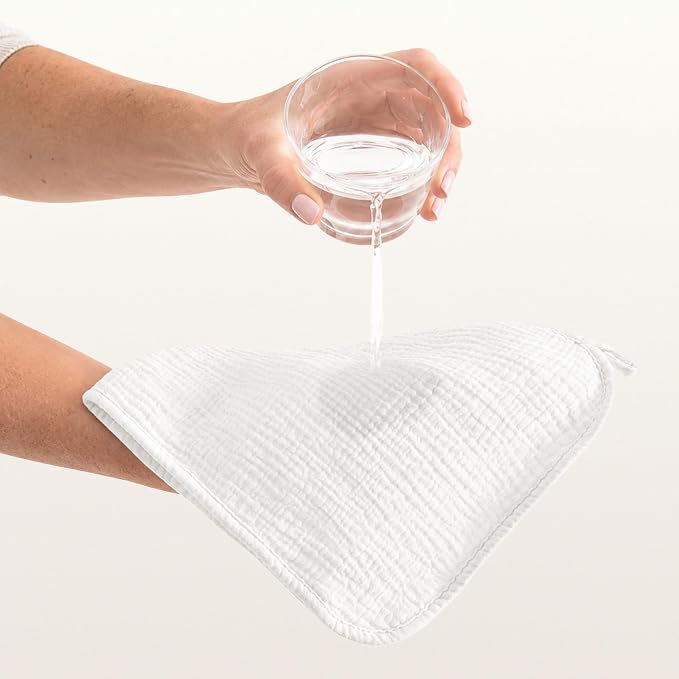 Susurration Muslin Burp Cloths, Soft Baby Burping Cloths - Image 6