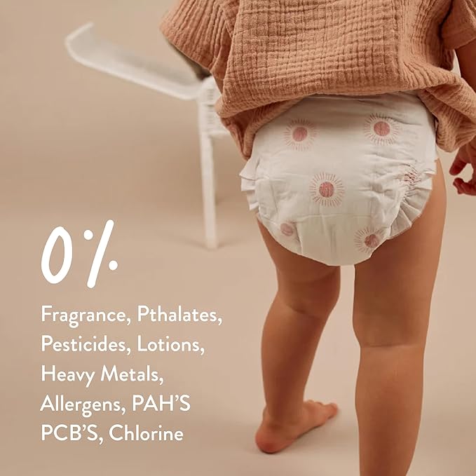 Joonya Baby Diapers, Size 1 XS (4-9 lb) - 1 Bag of 32 - New Range - NonToxic, Eco-Friendly, Ultra Slim, Overnight Use - Made in Denmark