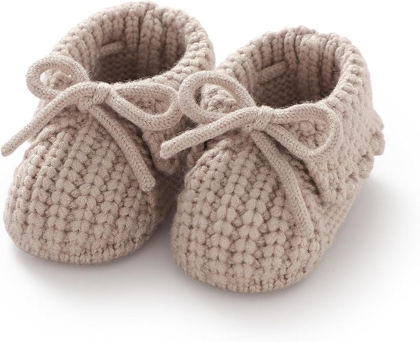 mimixiong Baby Booties Newborn Infant Sock Shoes | Hand Knitting Crochet Boy by mimixiong