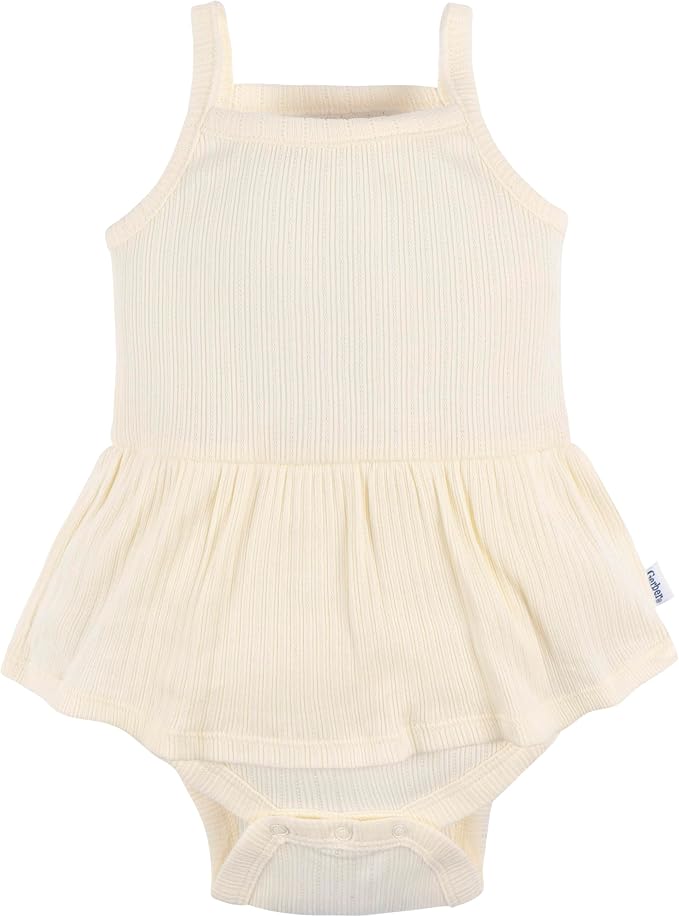 Gerber Baby Girls Multi-Pack Sleeveless Onesies Bodysuit - Image 3