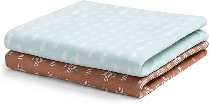 Delta Children 100% Organic Jersey Cotton Baby Receiving Blankets - Image 12
