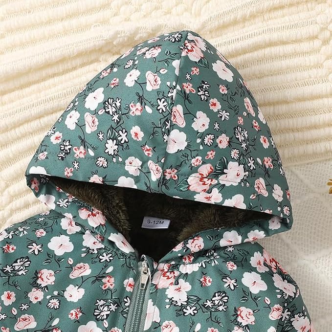 Baby Boys Fleece Jacket Cartoon Dinosaur Hooded Outerwear Toddler Fall Winter - Image 2