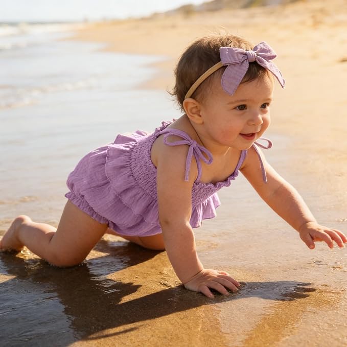 Baby Girl Romper Ruffle Newborn Girl Bodysuit Jumpsuit Baby Girl Clothes Outfit - Image 5