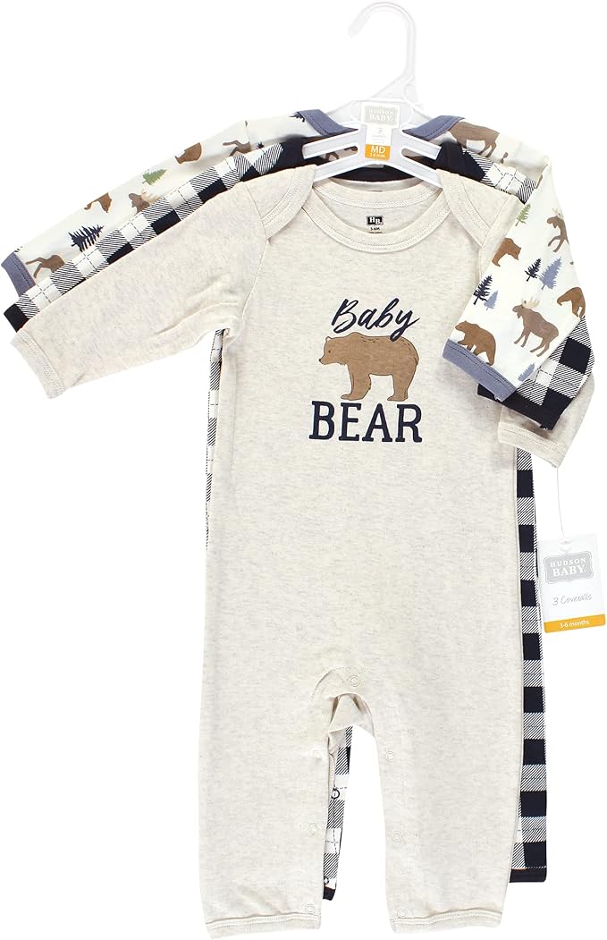 Hudson Baby unisex-child Cotton Coveralls - Image 2