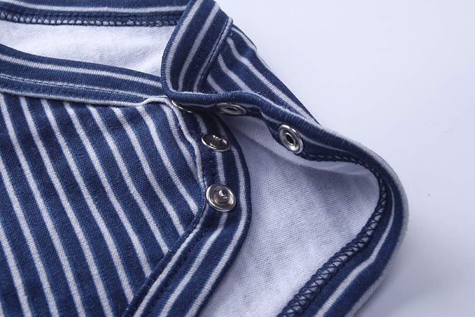 Kiddiezoom Baby Bodysuit Newborn Short Sleeve baby One-Piece Cotton 5-Pack baby - Image 5