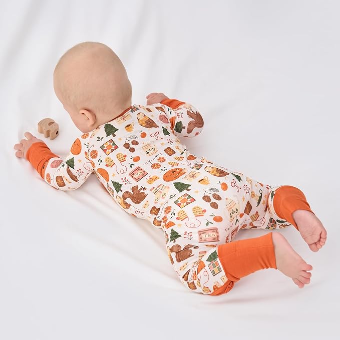 pureborn Baby Sleeper Viscose from Bamboo Zipper Footies 0-24 Months - Image 7
